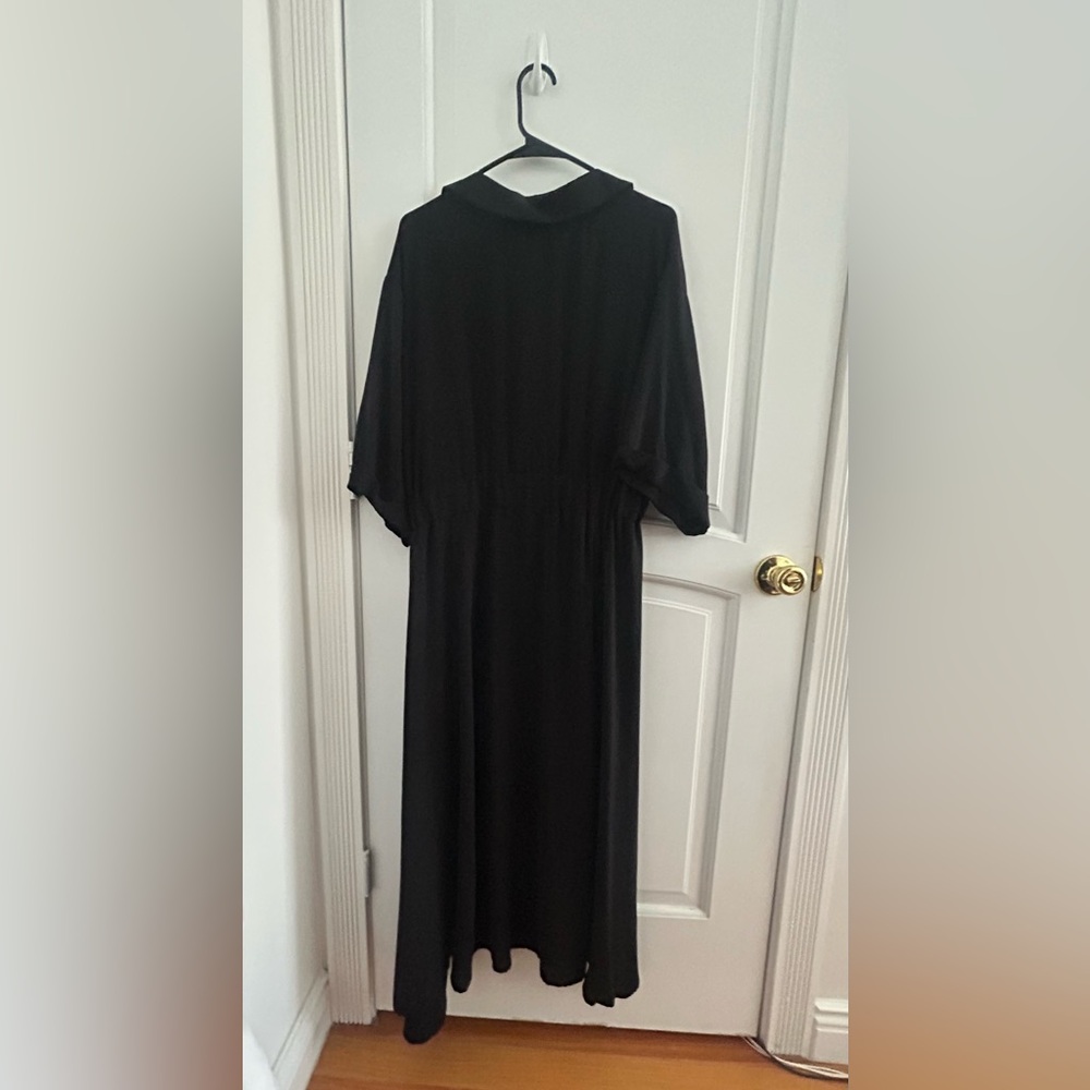 Asos Design Button Through Elastic Waist Midi Shi… - image 2